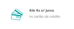 pagamento cartão 4x sem juros